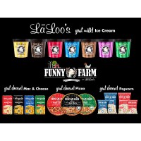 LaLoo's Goat Milk Ice Cream And Our NEW Funny Farm Portfolio logo