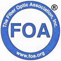 The Fiber Optic Association, Inc. (FOA) logo