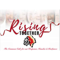 Women's History Month - Rising Together! logo