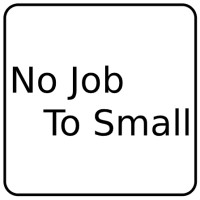 No Job To Small logo