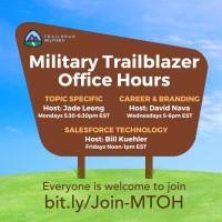 Military Trailblazer Office Hours logo