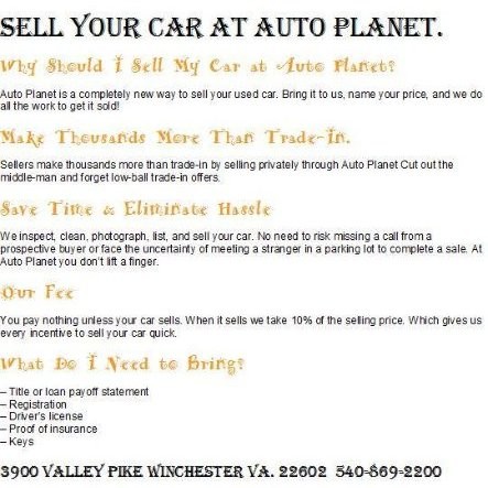 Contact Auto Planet