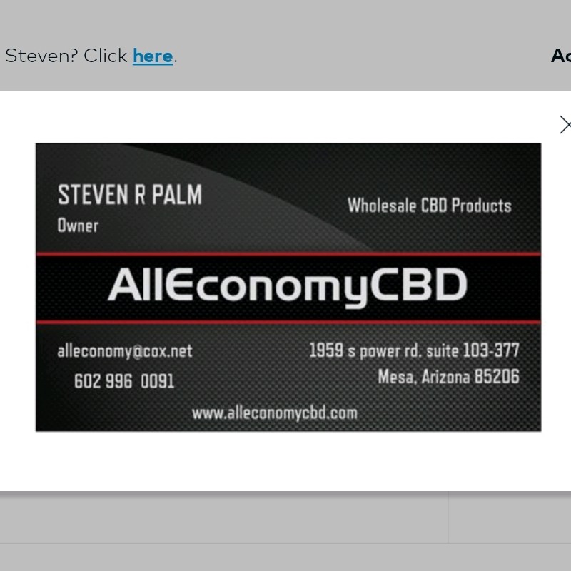 Contact Steven Palm