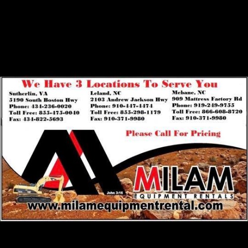 Contact Milam Rental