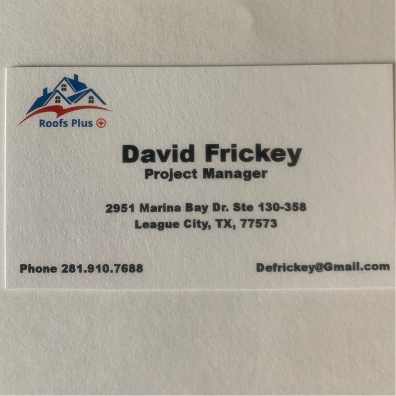 Contact David Frickey