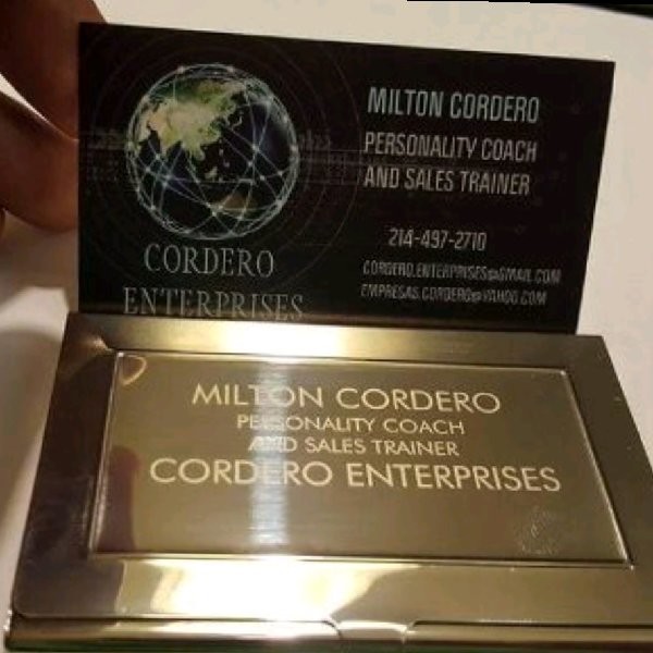 Contact Milton Cordero